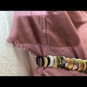 vtg 70s 80s Gold-Tone Metal Fish Snake Scale